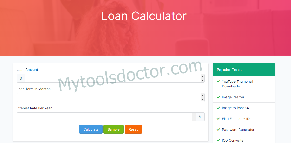 Loan Calculator Online
